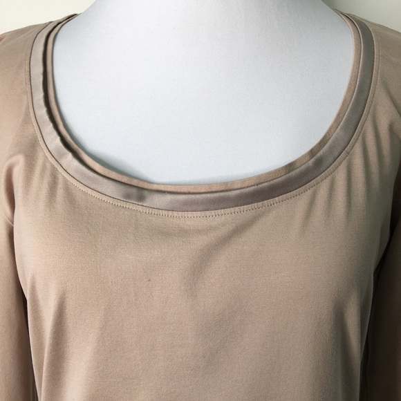 Walford Womens Nude Long Sleeve Stretch T Shirt Size Small - Picture 14 of 15